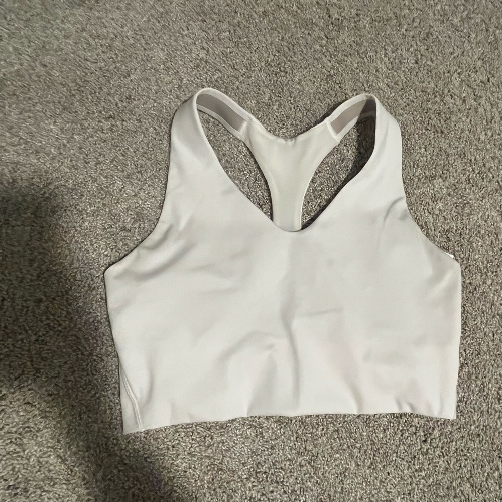 White SPANX Racerback Sports Bra